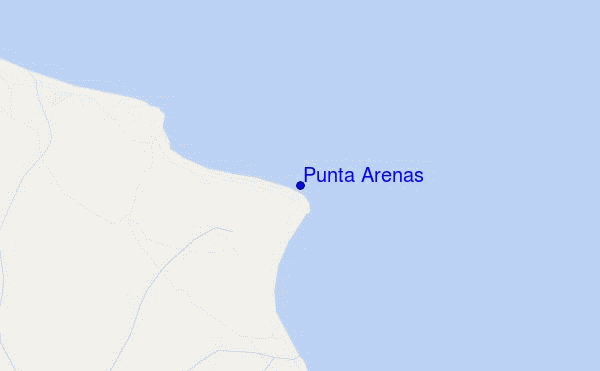 mapa de ubicación de Punta Arenas