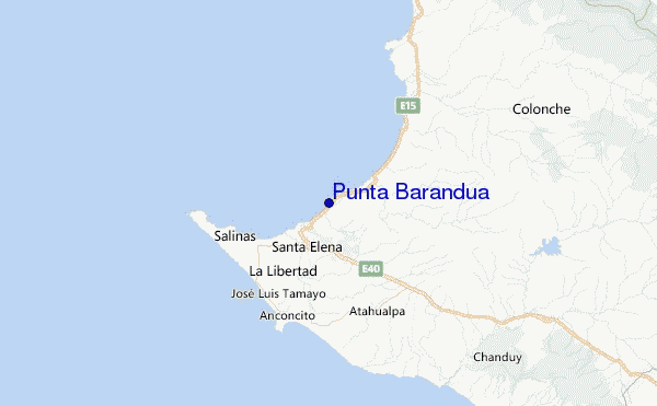 Punta Barandua Location Map