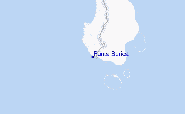mapa de ubicación de Punta Burica