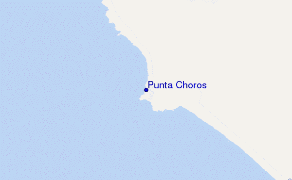 mapa de ubicación de Punta Choros
