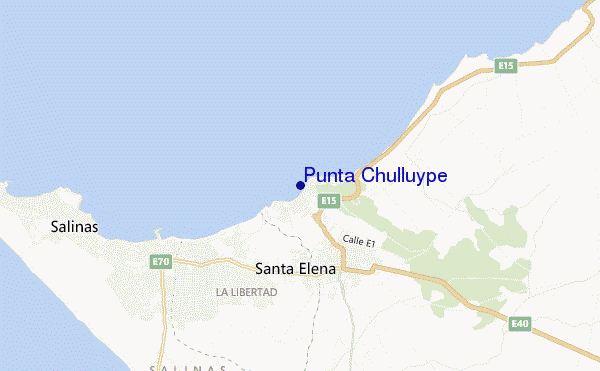 mapa de ubicación de Punta Chulluype