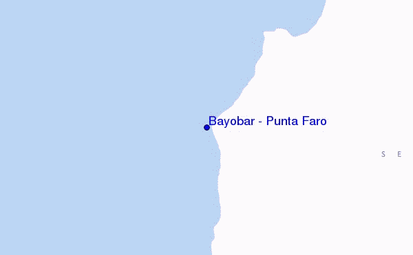 mapa de ubicación de Bayobar - Punta Faro