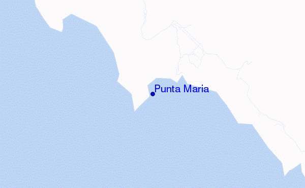mapa de ubicación de Punta Maria