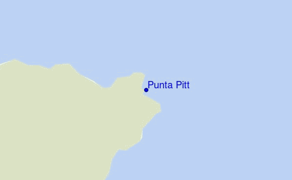mapa de ubicación de Punta Pitt