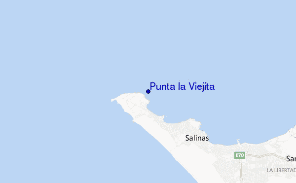 mapa de ubicación de Punta la Viejita