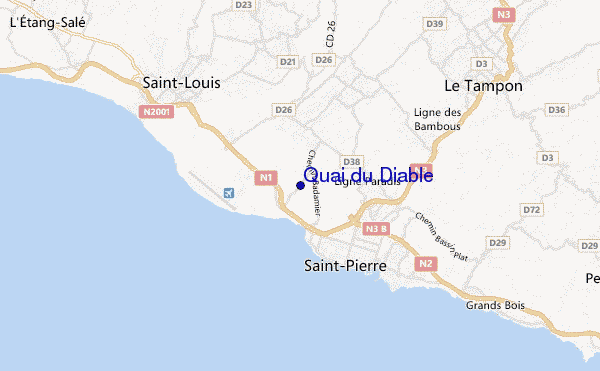mapa de ubicación de Quai du Diable