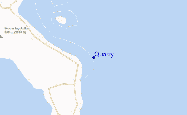 mapa de ubicación de Quarry