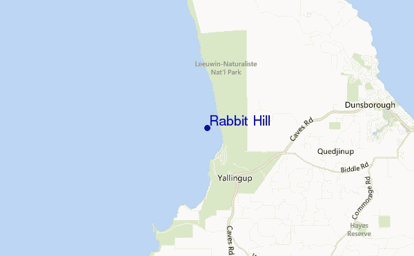 mapa de ubicación de Rabbit Hill