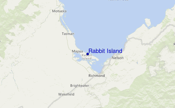 Rabbit Island Location Map
