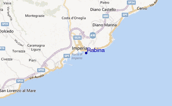 mapa de ubicación de Rabina