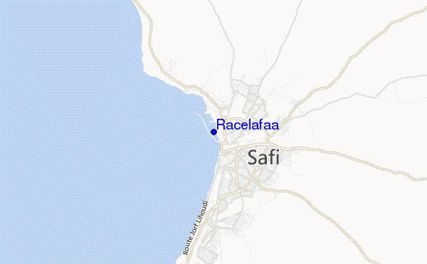 mapa de ubicación de Racelafaa