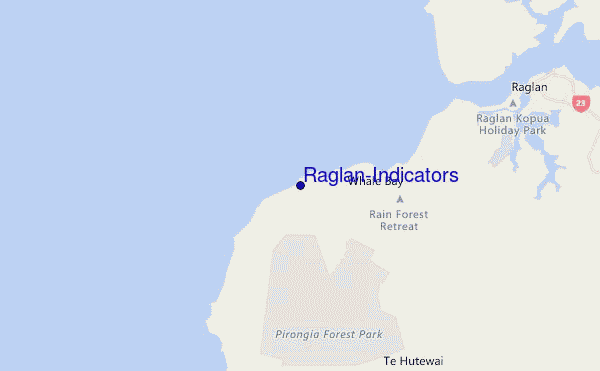 mapa de ubicación de Raglan-Indicators