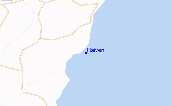 mapa de ubicación de Raiven