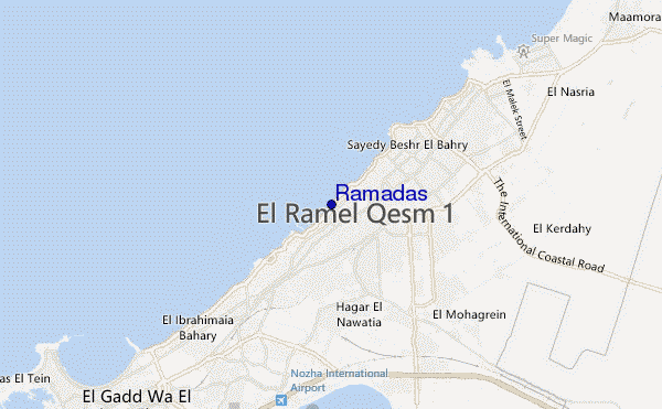 mapa de ubicación de Ramadas