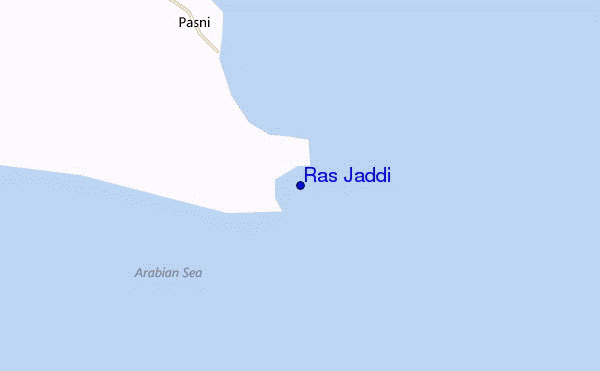 mapa de ubicación de Ras Jaddi