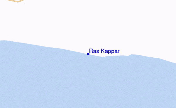 mapa de ubicación de Ras Kappar