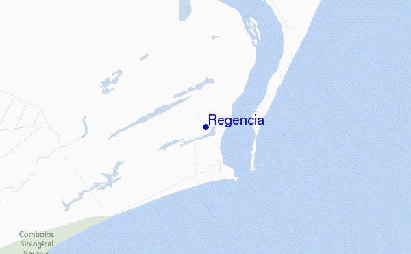 mapa de ubicación de Regencia