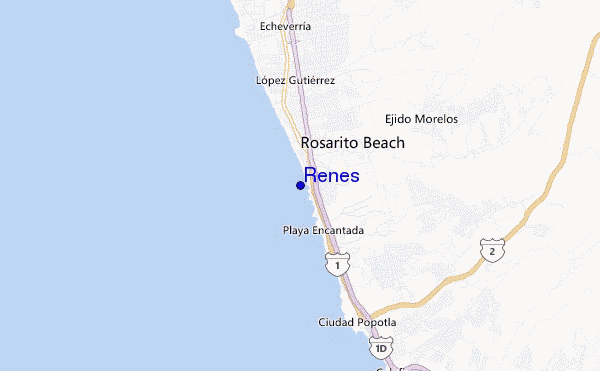 mapa de ubicación de Renes