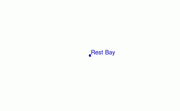 mapa de ubicación de Rest Bay