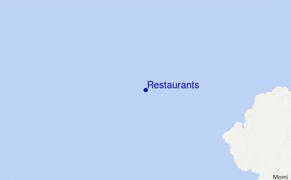 mapa de ubicación de Restaurants
