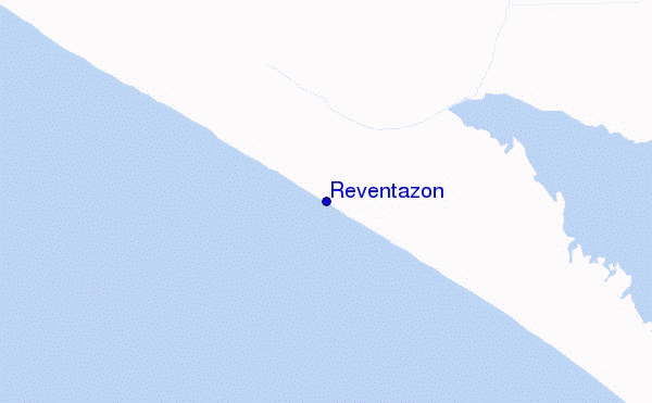 mapa de ubicación de Reventazon