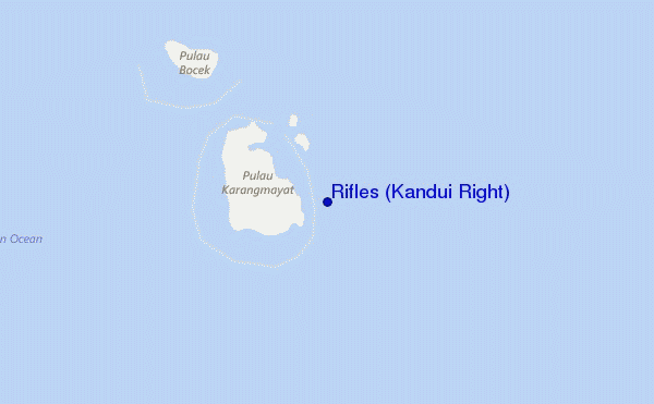 mapa de ubicación de Rifles (Kandui Right)