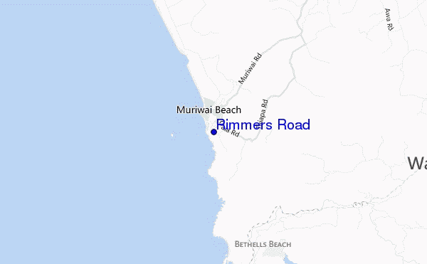 mapa de ubicación de Rimmers Road