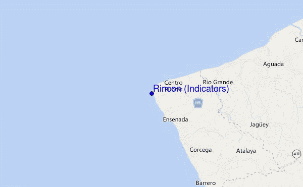 mapa de ubicación de Rincon (Indicators)