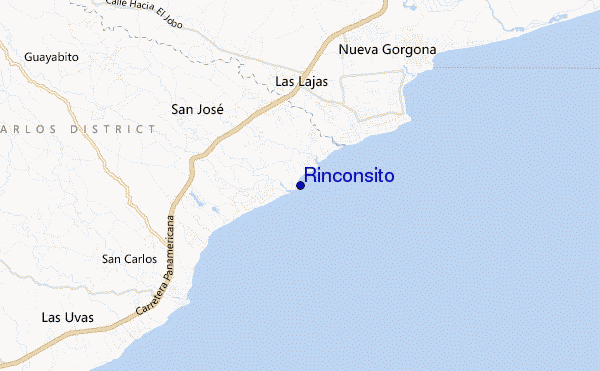 mapa de ubicación de Rinconsito