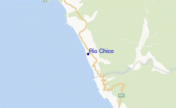 mapa de ubicación de Rio Chico