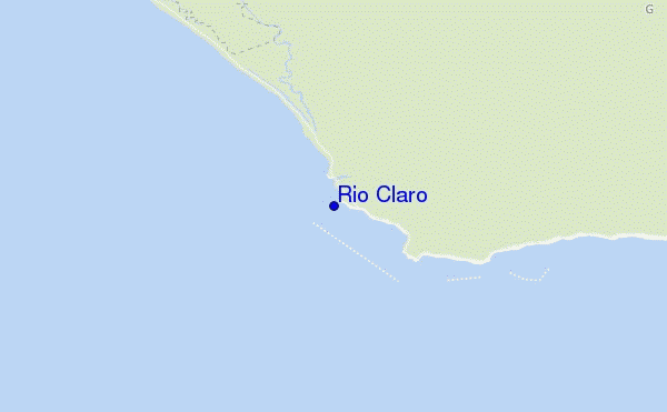 mapa de ubicación de Rio Claro