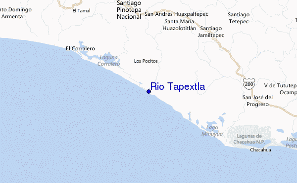Rio Tapextla Location Map