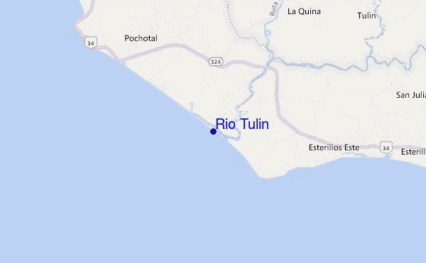 mapa de ubicación de Rio Tulin