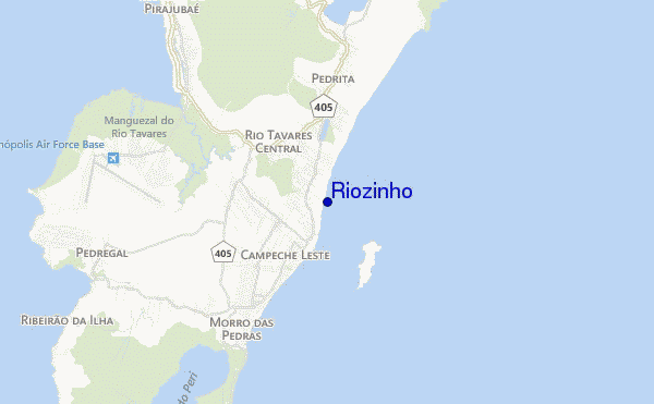 mapa de ubicación de Riozinho