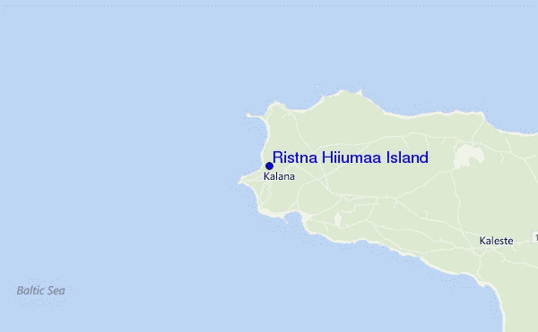 mapa de ubicación de Ristna Hiiumaa Island