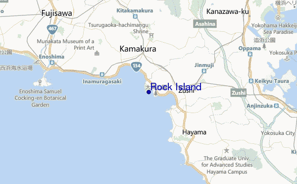 mapa de ubicación de Rock Island