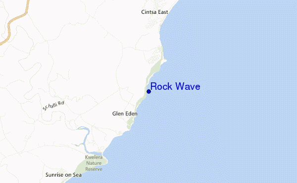 mapa de ubicación de Rock Wave