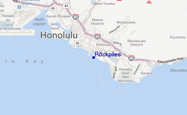 mapa de ubicación de Rockpiles