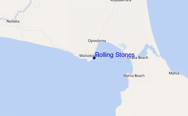 mapa de ubicación de Rolling Stones