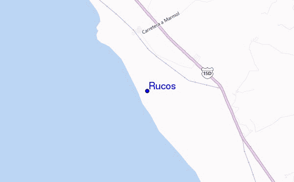 mapa de ubicación de Rucos