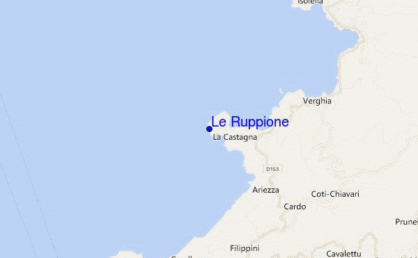 mapa de ubicación de Le Ruppione