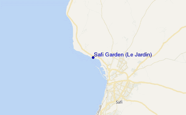 mapa de ubicación de Safi Garden (Le Jardin)