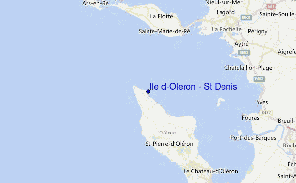 Ile d'Oleron - St Denis Location Map