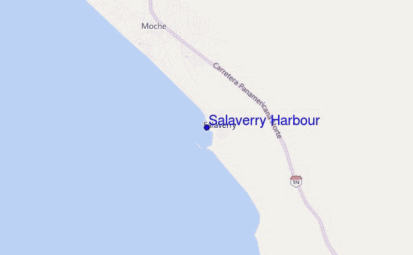 mapa de ubicación de Salaverry Harbour