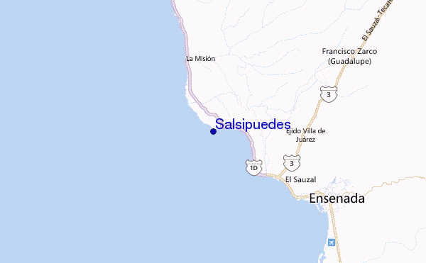 Salsipuedes Location Map