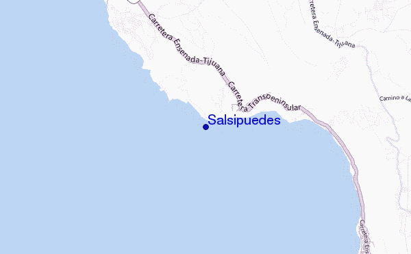 mapa de ubicación de Salsipuedes