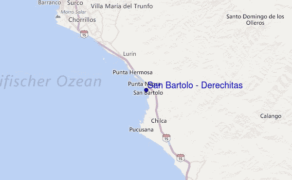 San Bartolo - Derechitas Location Map