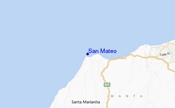 mapa de ubicación de San Mateo