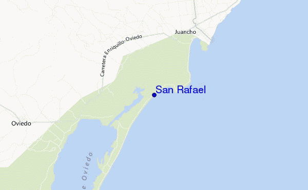 mapa de ubicación de San Rafael