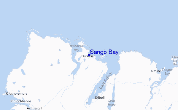 Sango Bay Location Map